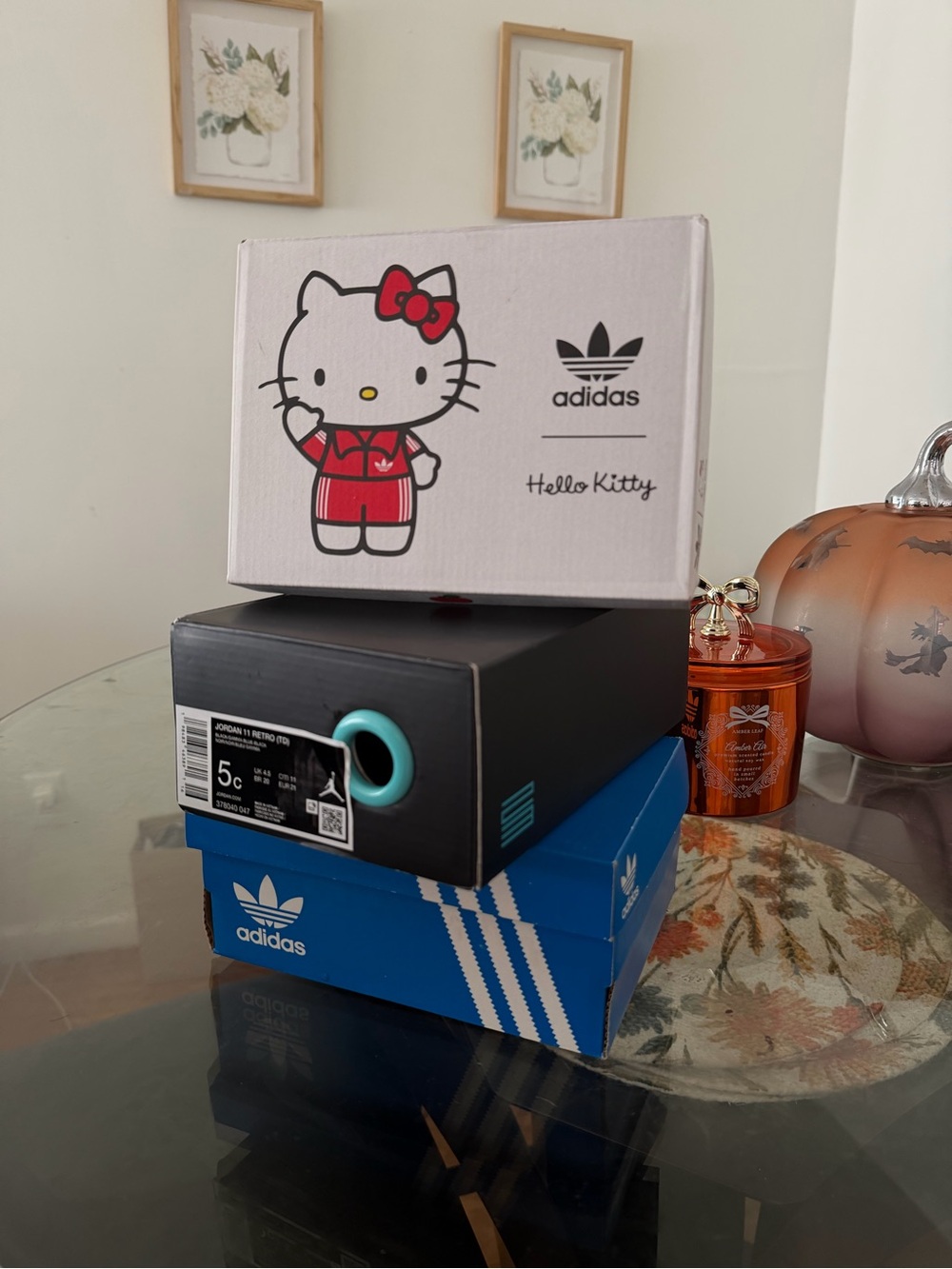 Hello Kitty, Jordans, Addidas Sneakers Set
